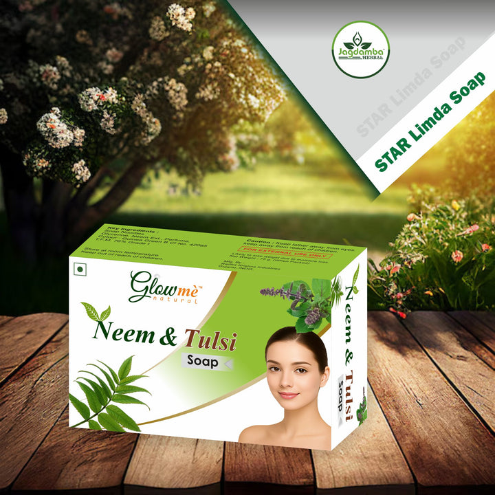 Neem Tulsi Bathing Soap – Ayurvedic Cleanser for Glowing Skin | Anti-Bacterial |