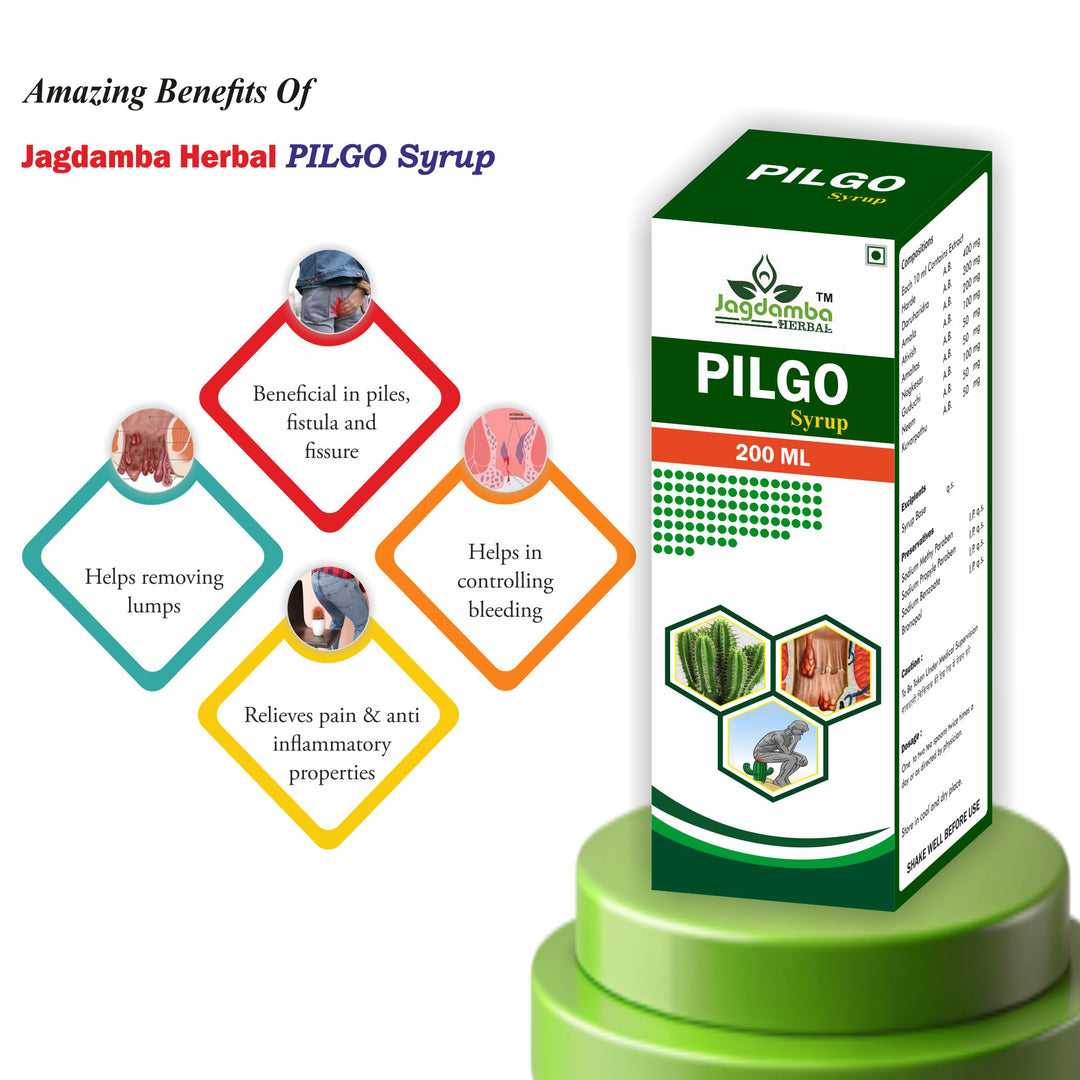 Pilgo Syrup | Ayurvedic Relief for Piles, Constipation, and Digestive Health