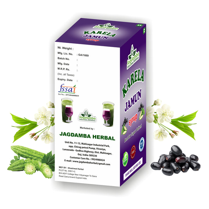 Karela Jamun Syrup: Ayurvedic Solution for Blood Sugar Management and Digestion