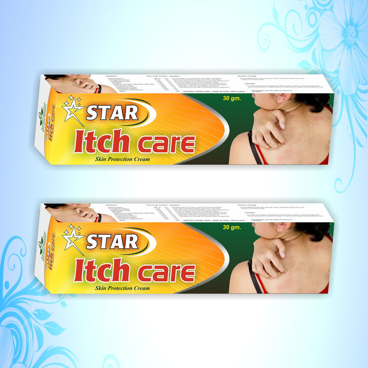 Jagdamba Herbal STAR ITCH CARE CREAM: Effective Treatment for Itching, Inflammation, and Fungal Infections (PACK OF 2)