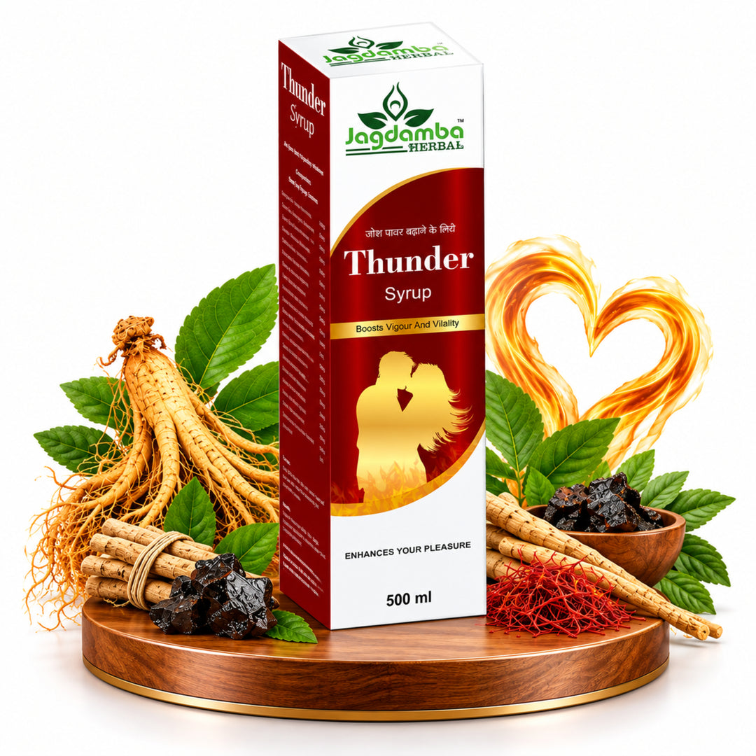 Thunder Stud Syrup | Herbal Wellness Syrup for Men's Vitality | jagdamba herbal