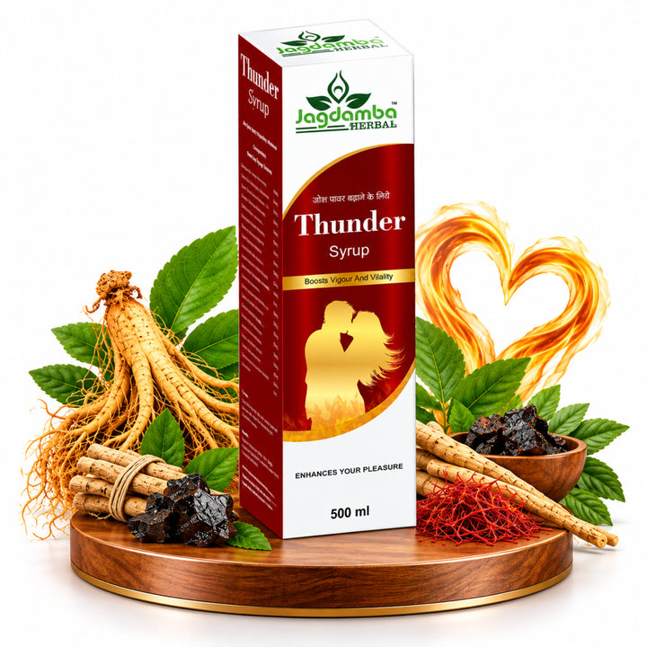 Thunder Stud Syrup | Herbal Wellness Syrup for Men's Vitality | jagdamba herbal