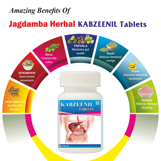 Kabznill Herbal Tablet for Digestive Care | Jagdamba Herbal