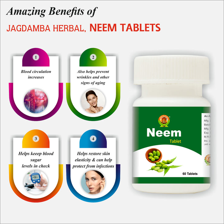 Neem Tablets | Pure Herbal Detox and Skin Health Support