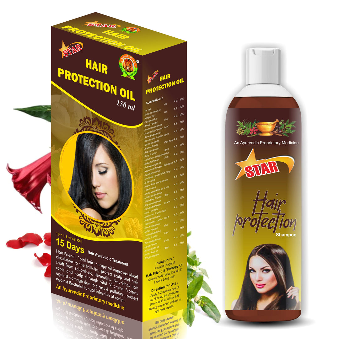 Hair protection oil 150ml | Hair protection Shampoo 200ml