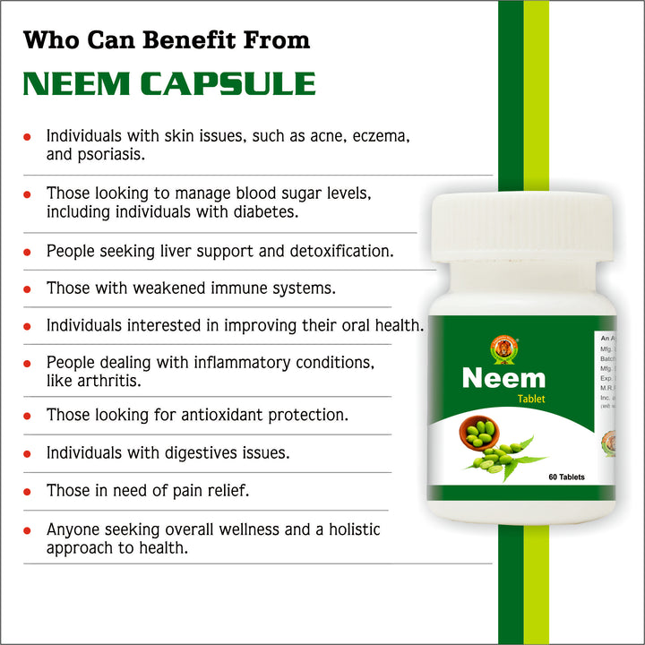 Neem Tablets | Pure Herbal Detox and Skin Health Support