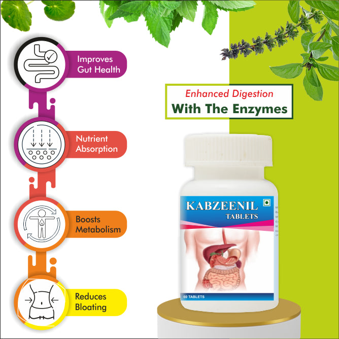 Kabznill Herbal Tablet for Digestive Care | Jagdamba Herbal
