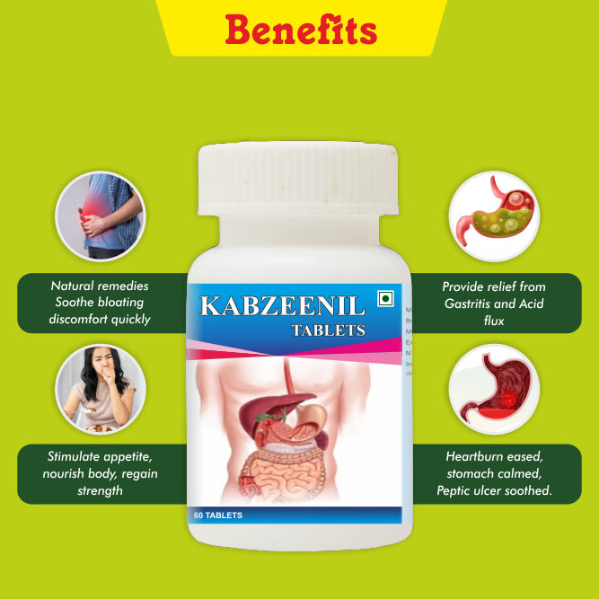 Kabznill Herbal Tablet for Digestive Care | Jagdamba Herbal