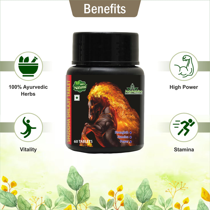 Shilajit Tablet benefits for energy and stamina