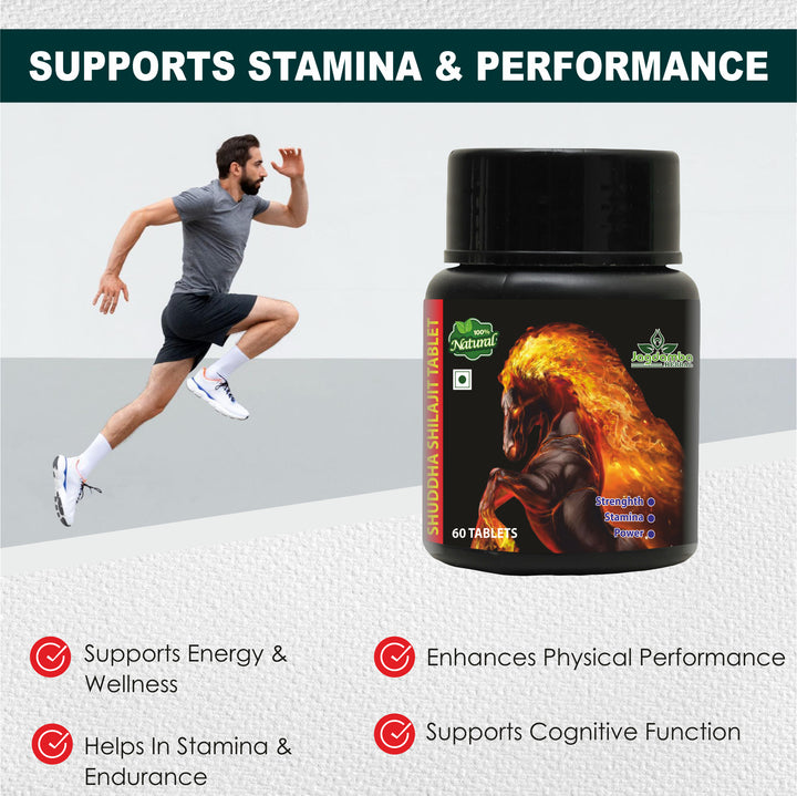 SHUDDHA SHILAJIT TABLETS | BOOST STAMINA POWER | 100% Ayurvedic