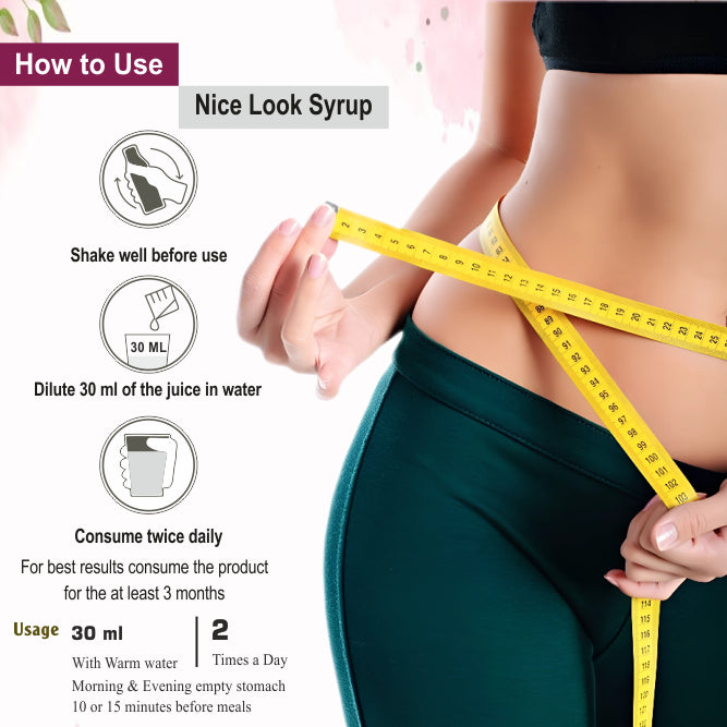 Nice Look Syrup: Ayurvedic Weight Loss and Body Shaping Formula