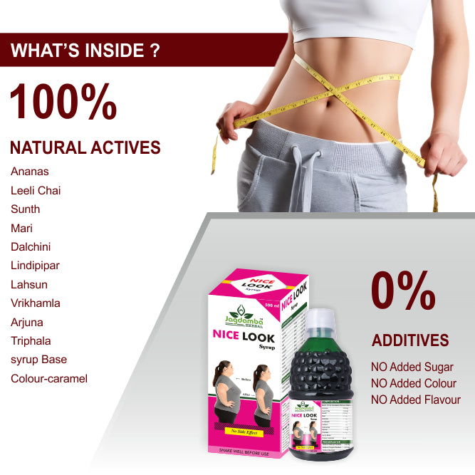 Nice Look Syrup: Ayurvedic Weight Loss and Body Shaping Formula