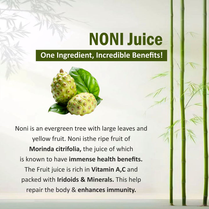 "Noni Syrup - Powerful Antioxidant & Wellness Booster for Immunity, sugar free, Digestion, and Skin Health"