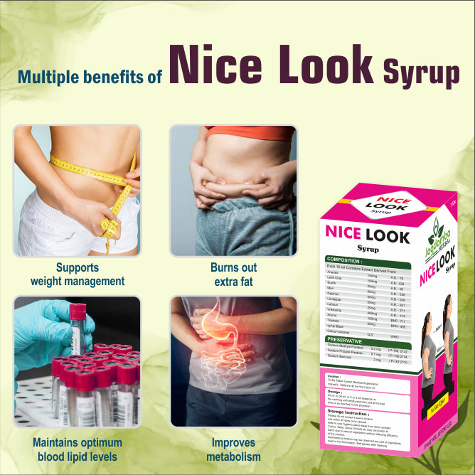 Nice Look Syrup: Ayurvedic Weight Loss and Body Shaping Formula