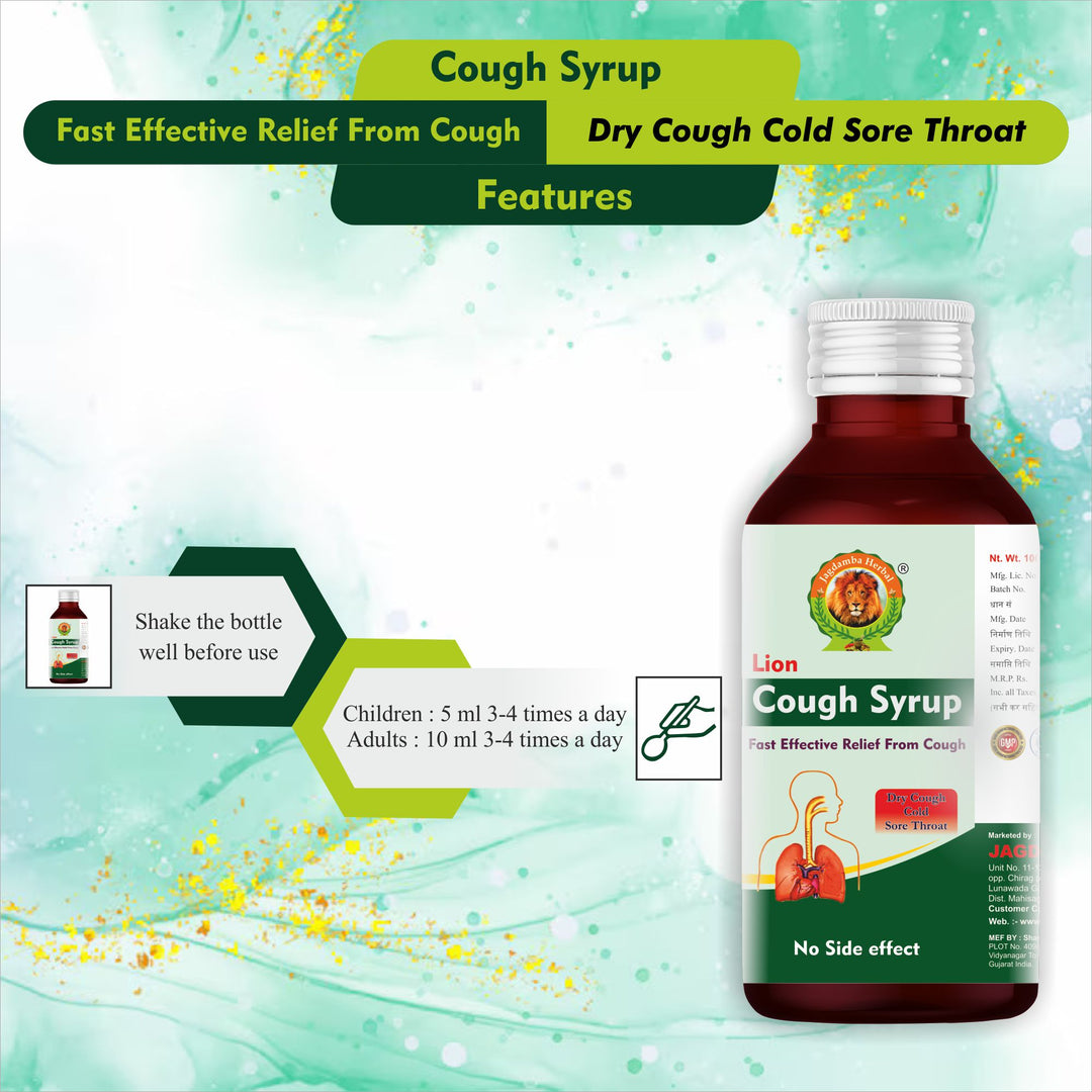 COUGH SYRUP 100ML | For All Types Of cough & Cold