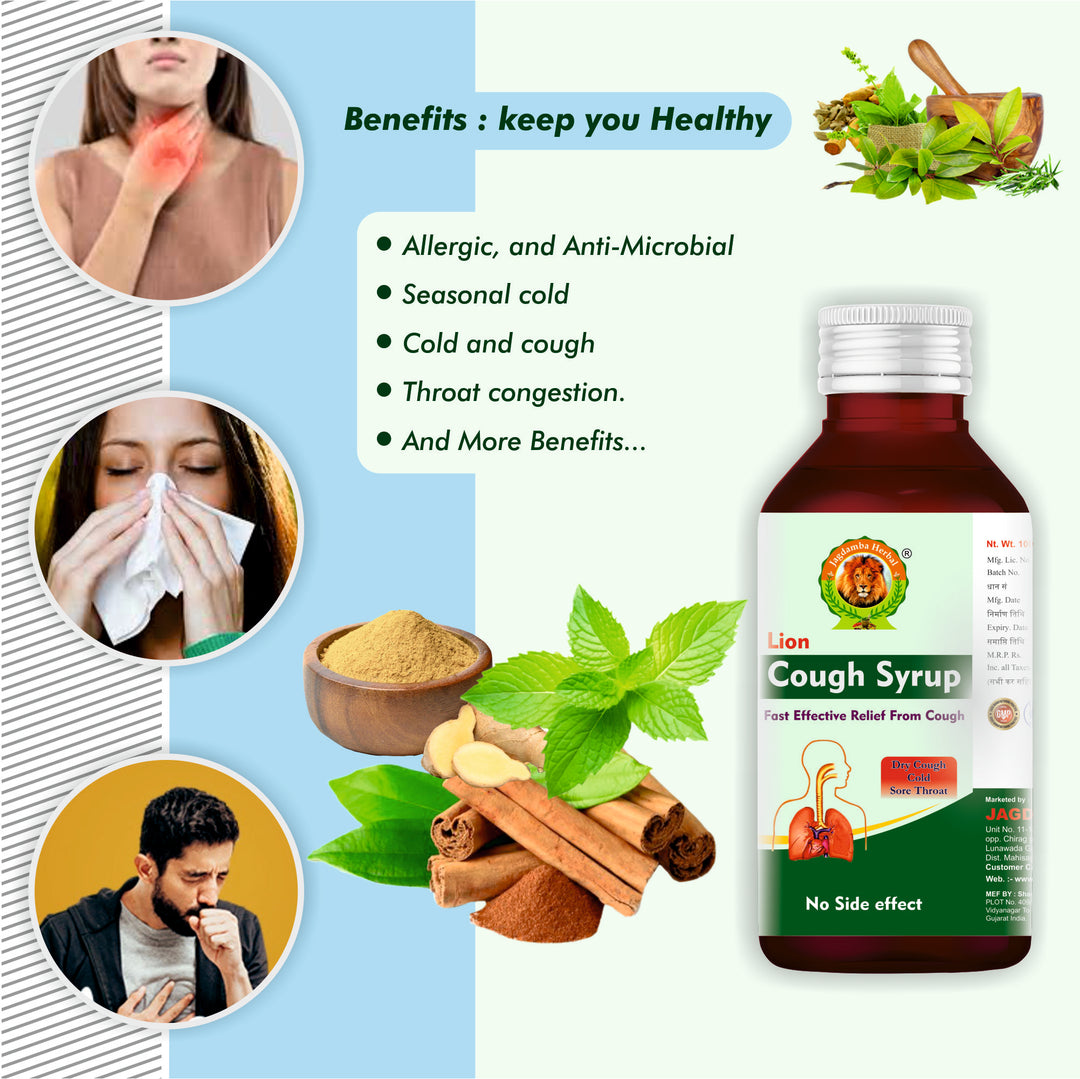 COUGH SYRUP 100ML | For All Types Of cough & Cold