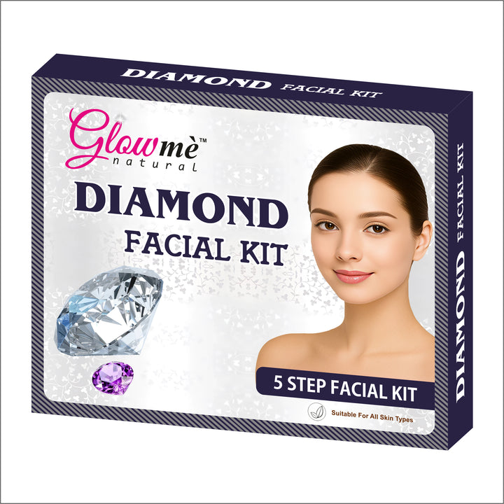 Glowme Natural Diamond Facial Kit – 5 Step Facial Kit
