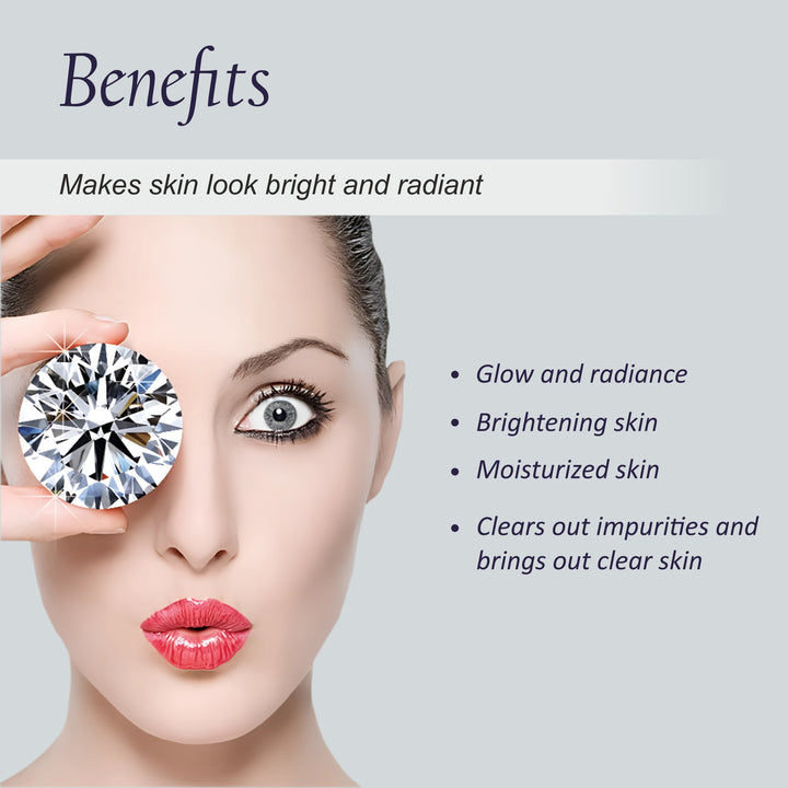 Glowme Natural Diamond Facial Kit – 5 Step Facial Kit