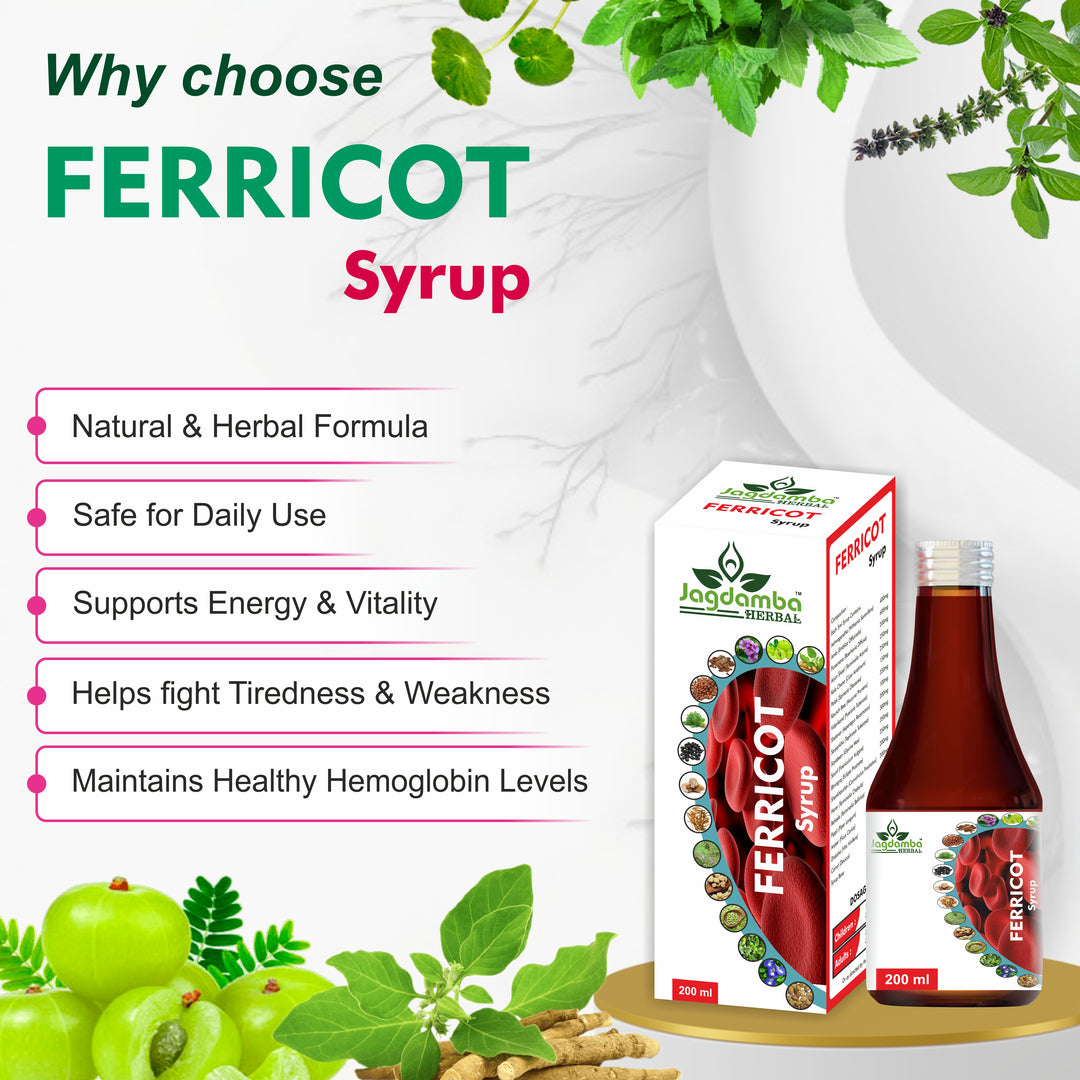 Ferricot Syrup – Complete Care for Blood & Energy | 200 ml