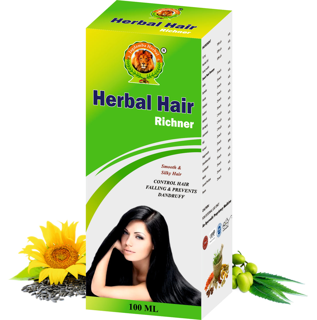 Herbal Hair Richner Oil  | Strengthen, Nourish, and Revitalize Your Hair