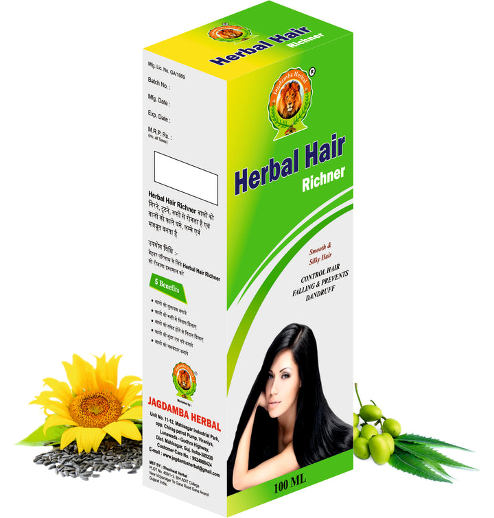 Herbal Hair Richner Oil  | Strengthen, Nourish, and Revitalize Your Hair