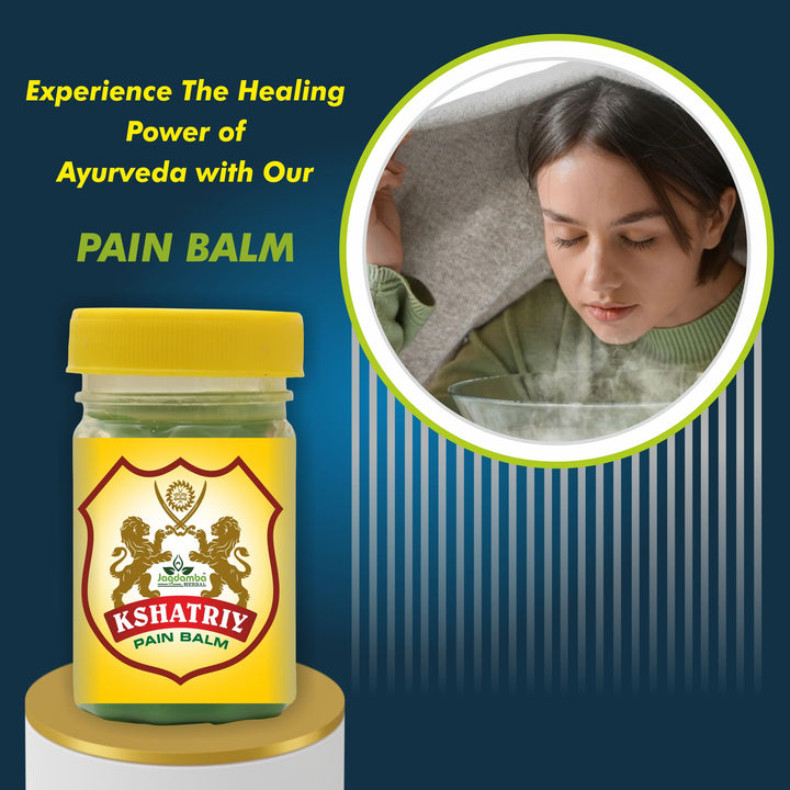 Kshatriy Pain Balm | Ultimate Relief for Chronic Pain | Headaches, and Body Aches (PACK OF 3)