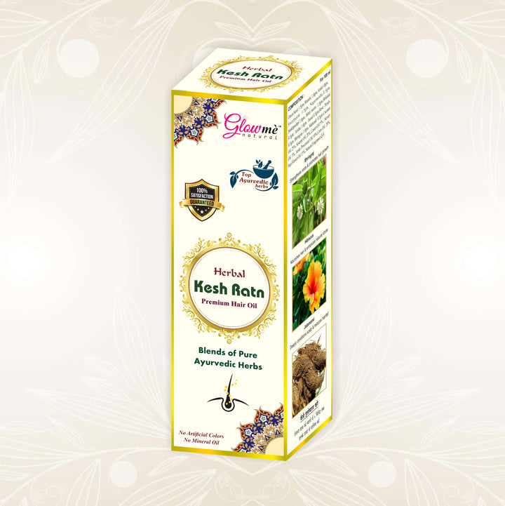 Kesh Ratan Hair Oil Ayurvedic herbal hair oil for hair growth, hair fall control, dandruff care, scalp nourishment and healthy strong hair.