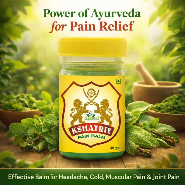 Kshatriy Pain Balm | Ultimate Relief for Chronic Pain | Headaches, and Body Aches (PACK OF 3)