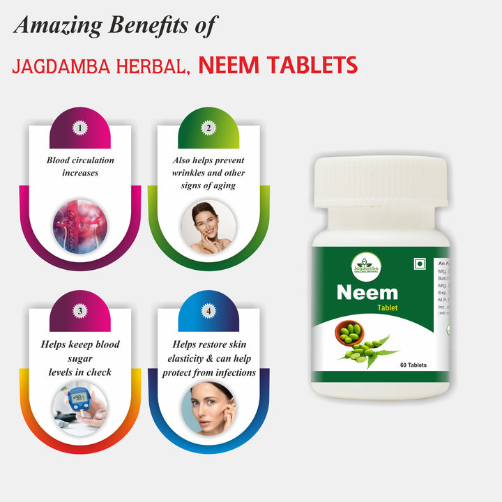 Neem Tablets | Pure Herbal Detox and Skin Health Support