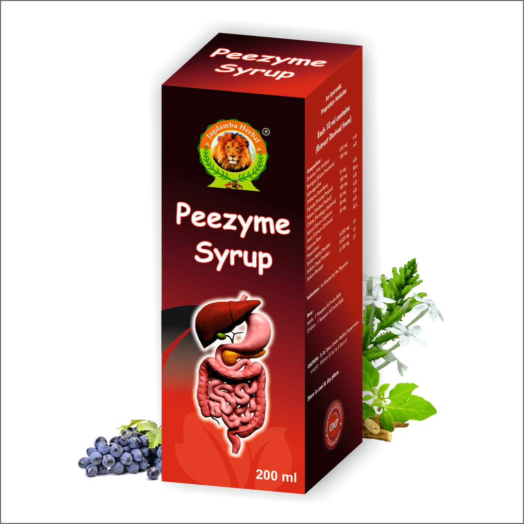 Peezyme Syrup | Ayurvedic Solution for Digestion, Gas, and Constipation