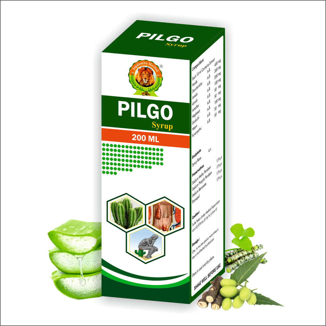 Pilgo Syrup | Ayurvedic Relief for Piles, Constipation, and Digestive Health