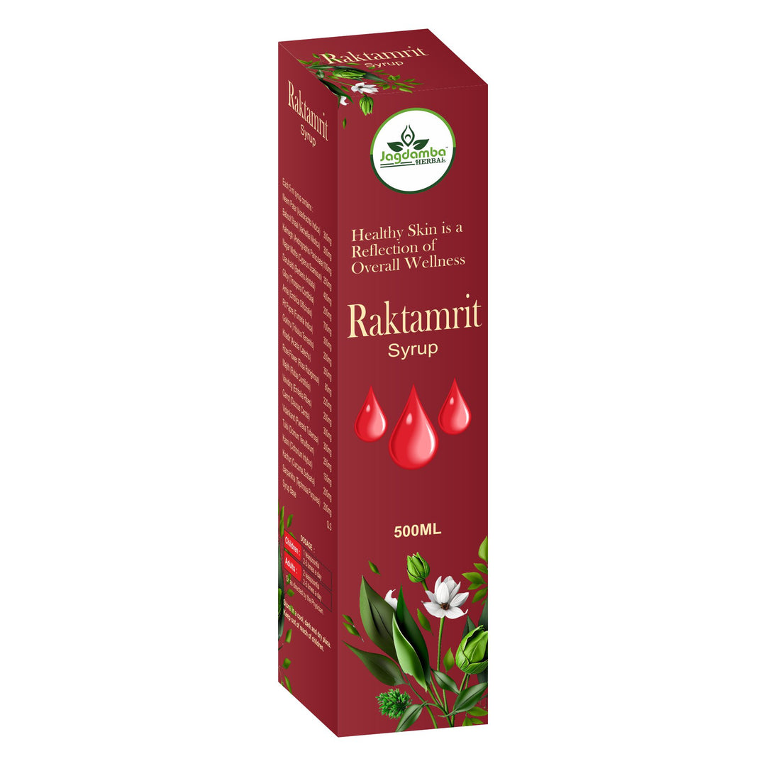 RAKTAMRIT SYRUP - Healthy Skin is a Reflection of Overall Wellness | 500 ml