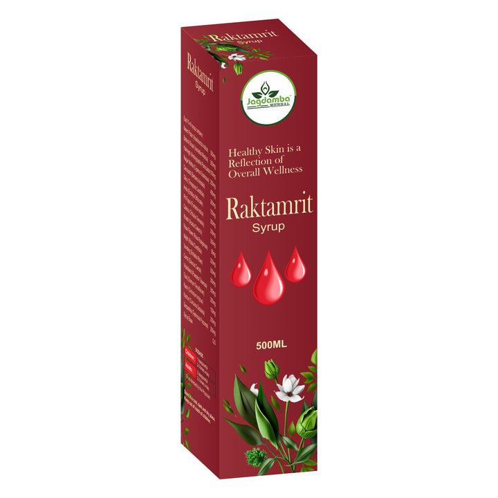 RAKTAMRIT SYRUP - Healthy Skin is a Reflection of Overall Wellness | 500 ml