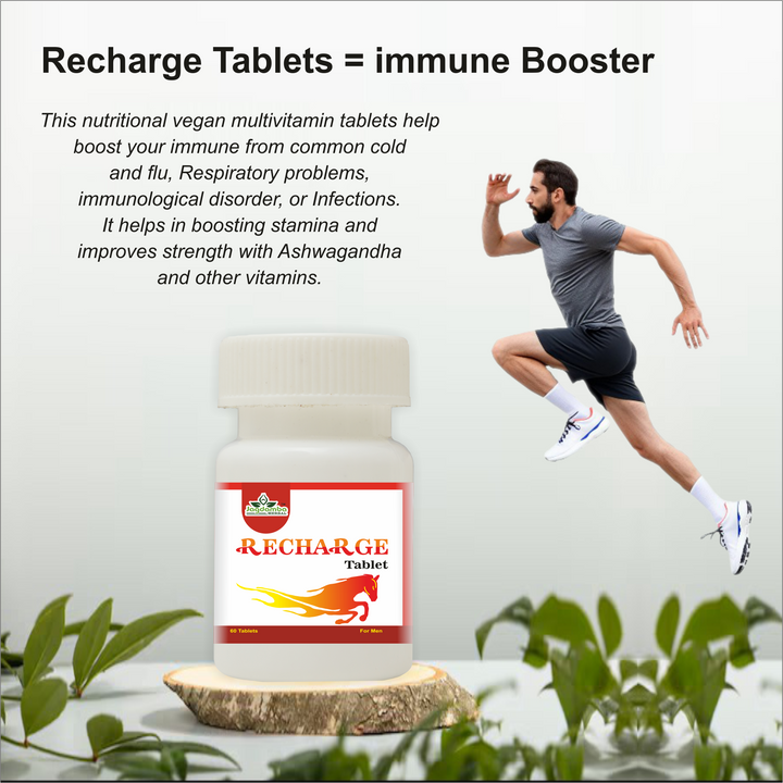 Recharge Tablets | Ayurvedic Boost for Energy, Vitality, and Sexual Health