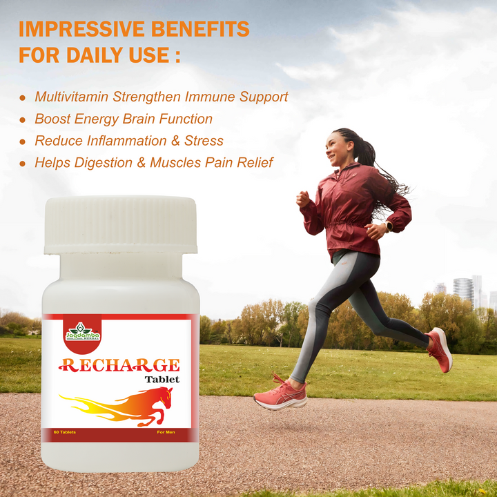 Recharge Tablets | Ayurvedic Boost for Energy, Vitality, and Sexual Health