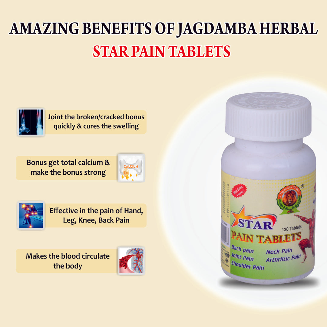 Star Pain Tablets: Advanced Relief for Joint and Muscle Pain