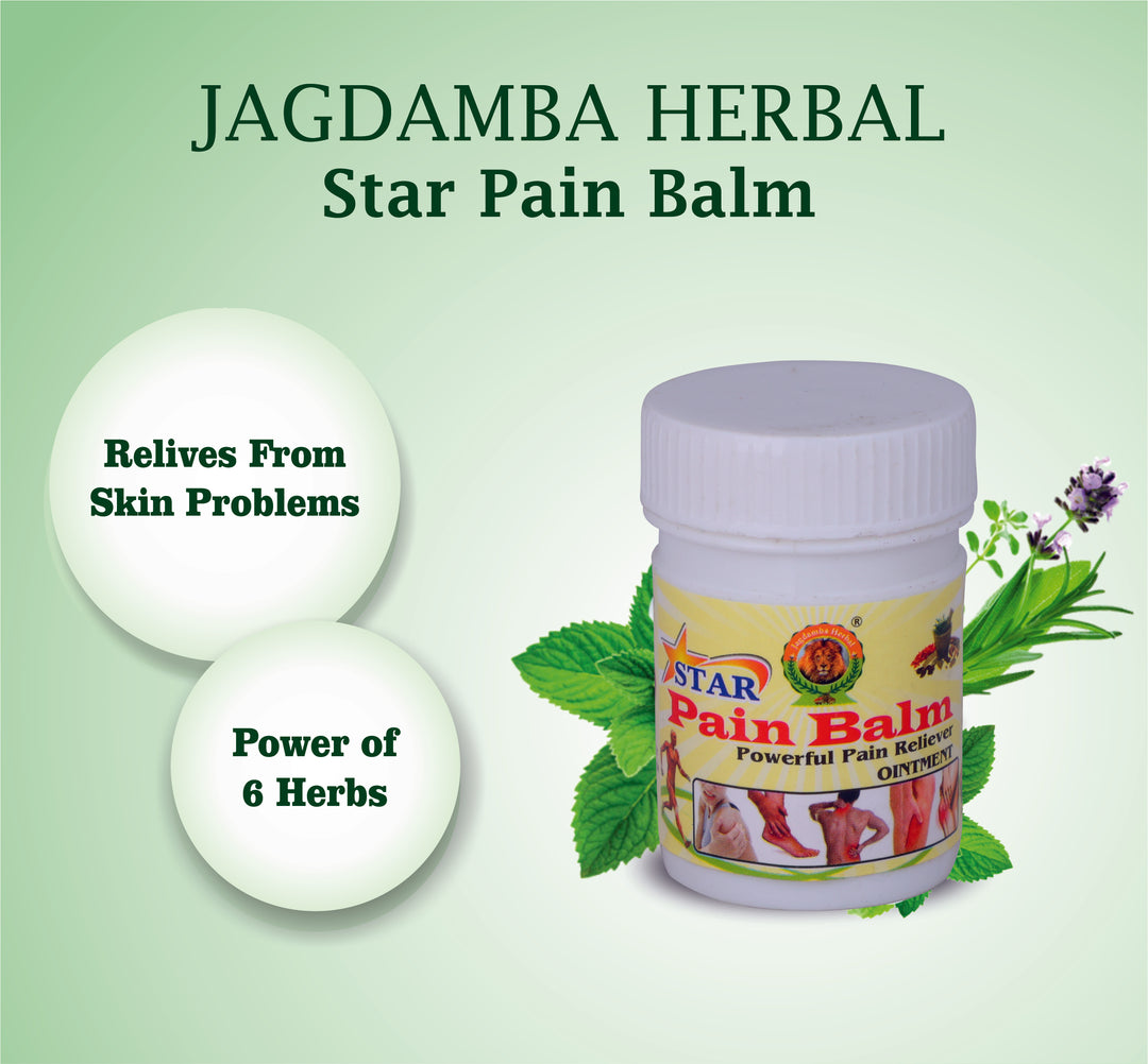 Jagdamba Herbal Star Pain Balm is an absolute cure for all types of pain.