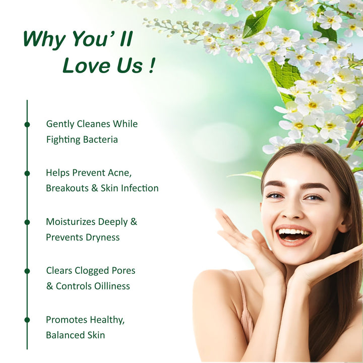 Neem Tulsi Bathing Soap – Ayurvedic Cleanser for Glowing Skin | Anti-Bacterial |