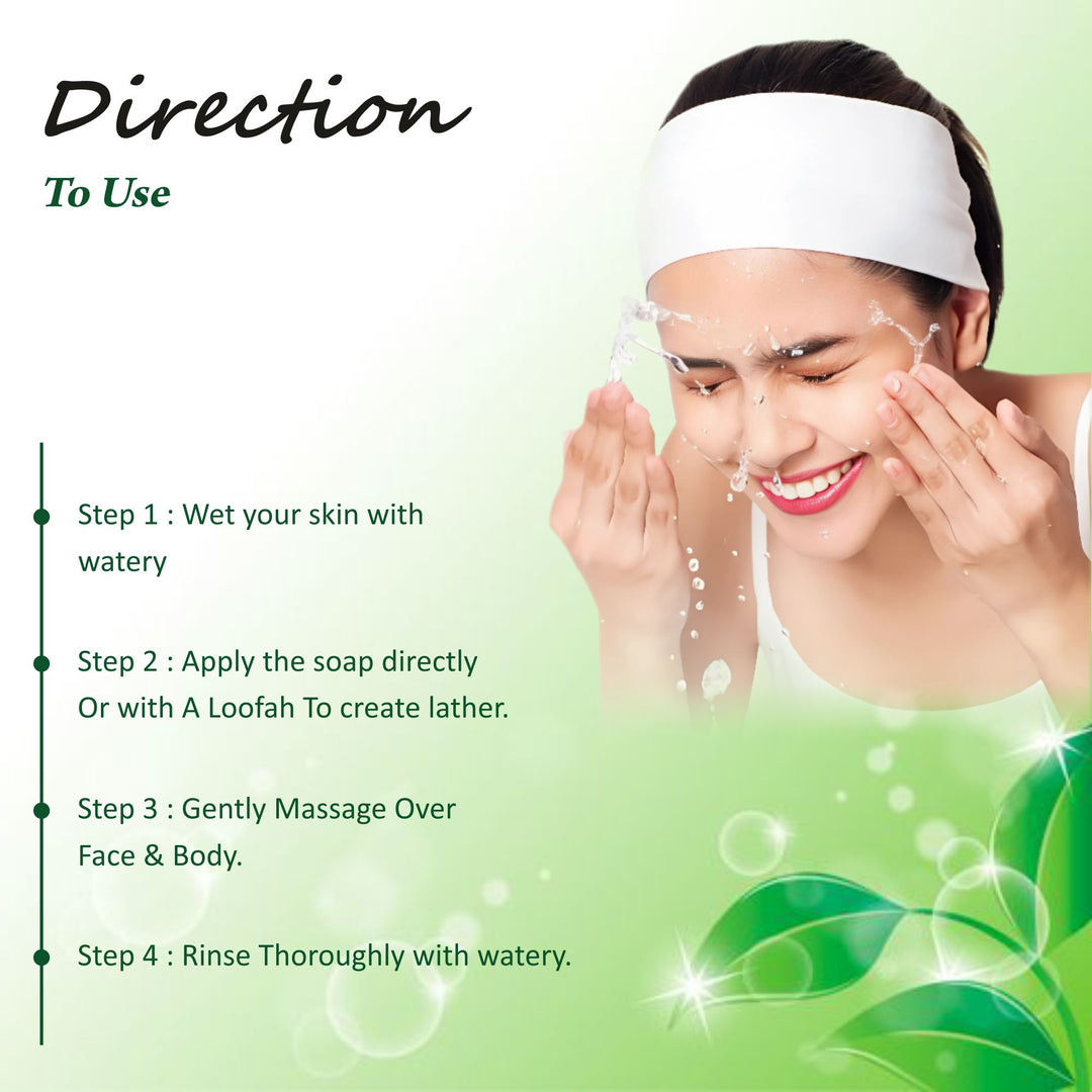 Neem Tulsi Bathing Soap – Ayurvedic Cleanser for Glowing Skin | Anti-Bacterial |