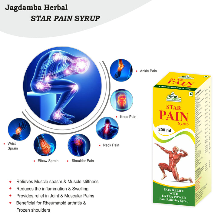 Star Pain Syrup: Advanced Relief for Joint, Bone, and Muscle Pain