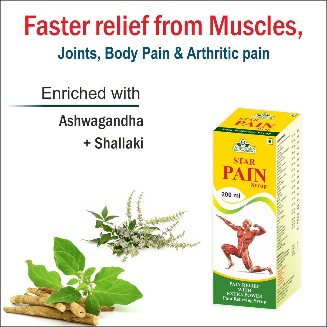 Star Pain Syrup: Advanced Relief for Joint, Bone, and Muscle Pain