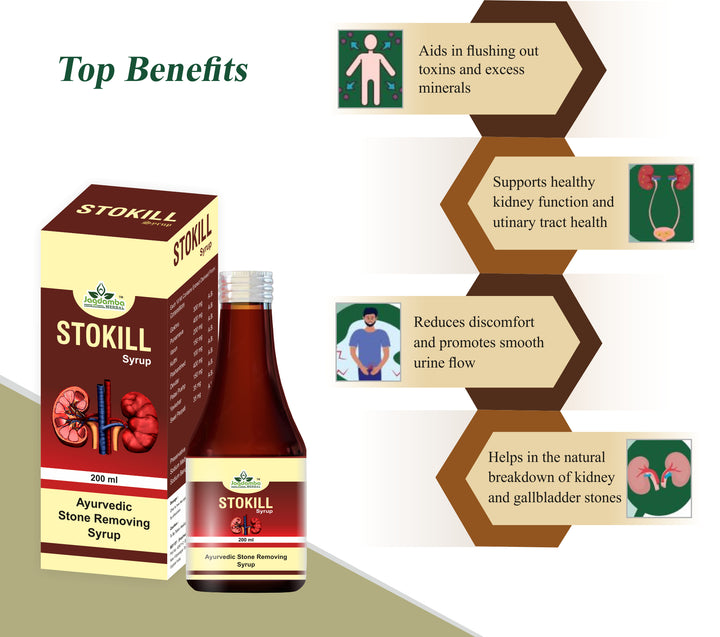 STOKILL SYRUP: Effective Solution for Dissolving Kidney Stones and Managing Uric Acid Levels