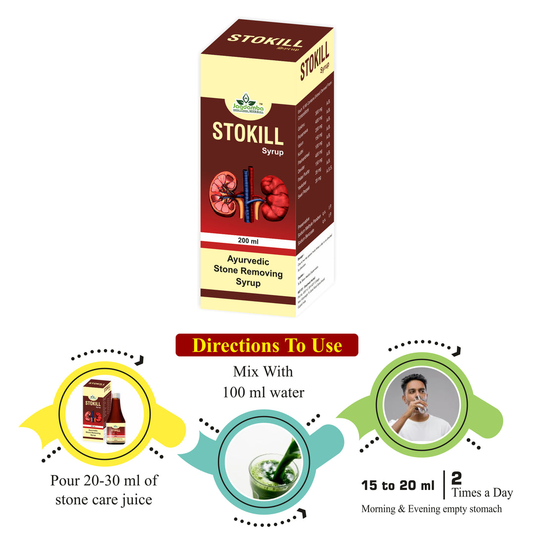 STOKILL SYRUP: Effective Solution for Dissolving Kidney Stones and Managing Uric Acid Levels
