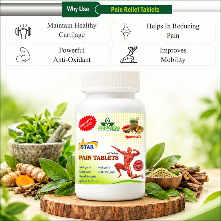 Star Pain Tablets: Advanced Relief for Joint and Muscle Pain