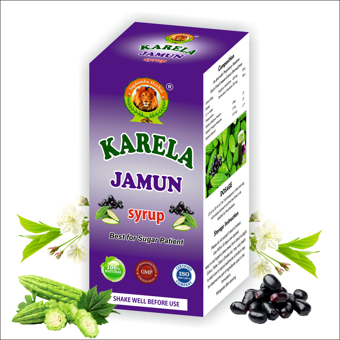 Karela Jamun Syrup: Ayurvedic Solution for Blood Sugar Management and Digestion