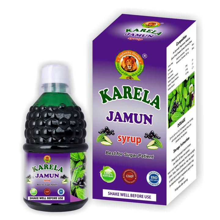 Karela Jamun Syrup: Ayurvedic Solution for Blood Sugar Management and Digestion