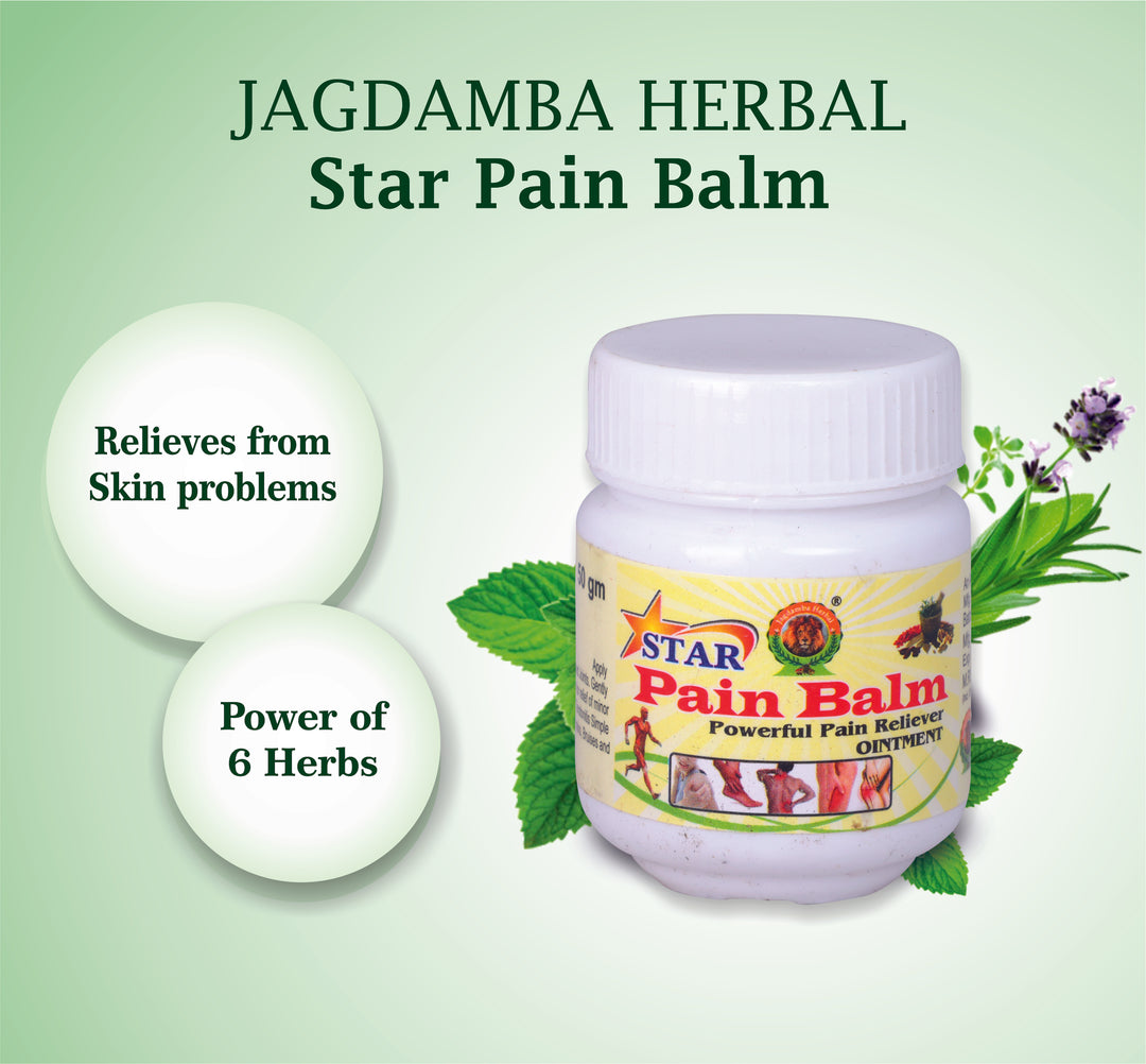 Jagdamba Herbal Star Pain Balm is an absolute cure for all types of pain.